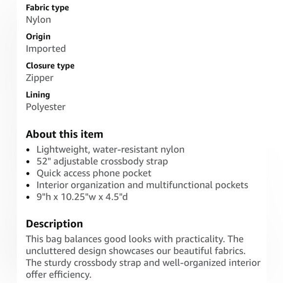 Baggallini Black Travel Everyplace Crossbody Bag - Picture 10 of 10